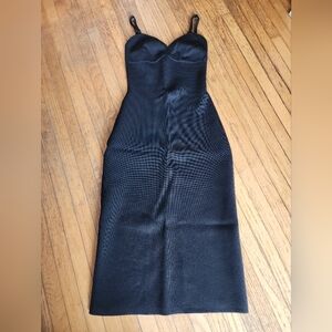 Babaton Classic Black Strapless Dress